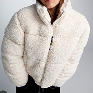 Brand New Never Worn Sherpa Bomber